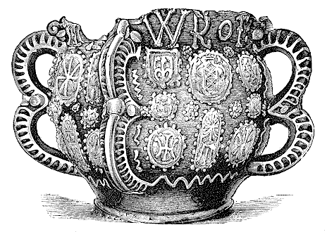 Wrotham Ware English antique pottery posset pot